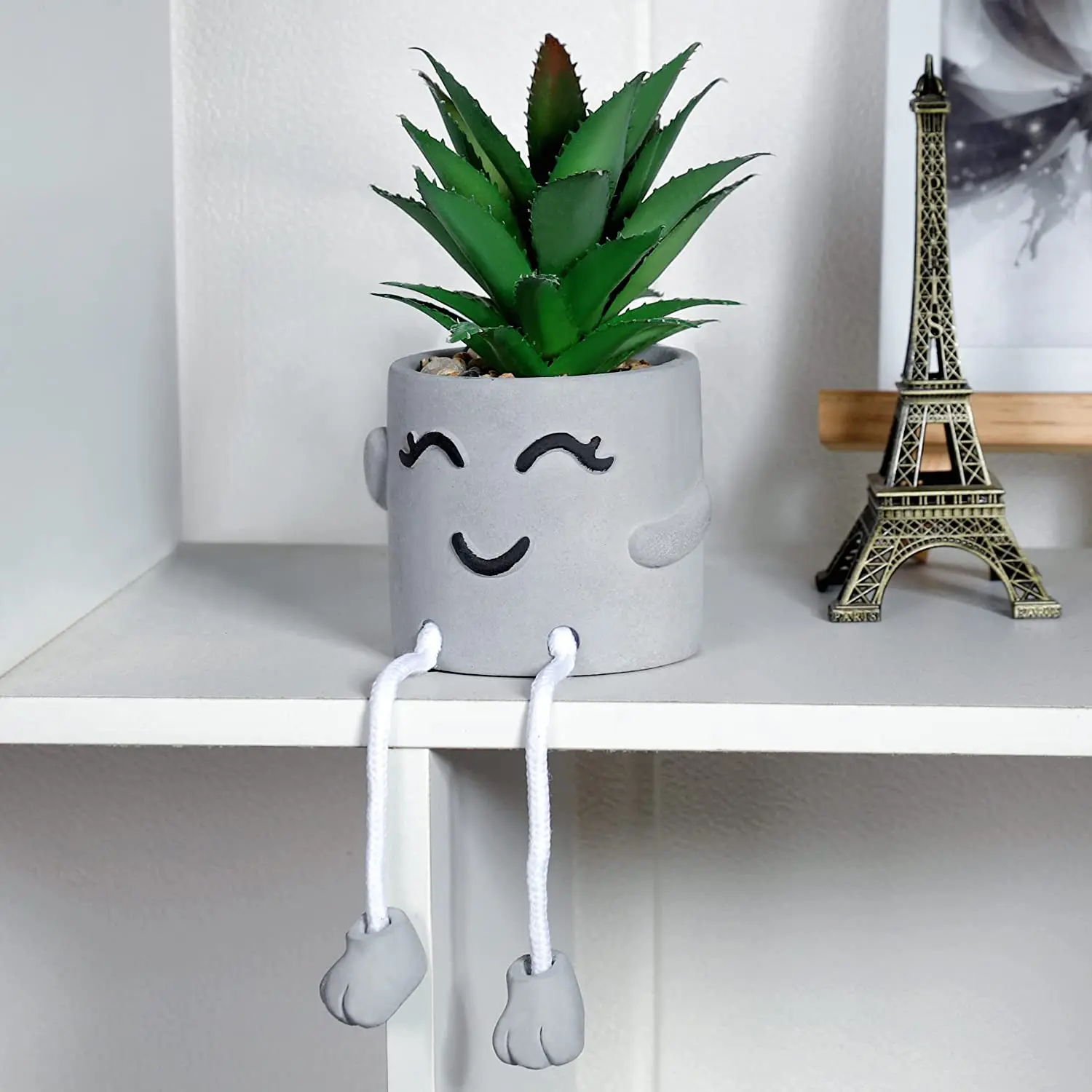 Artificial flower dried flower pampas expression simulation bonsai creative indoor balcony desktop decoration 1 piece