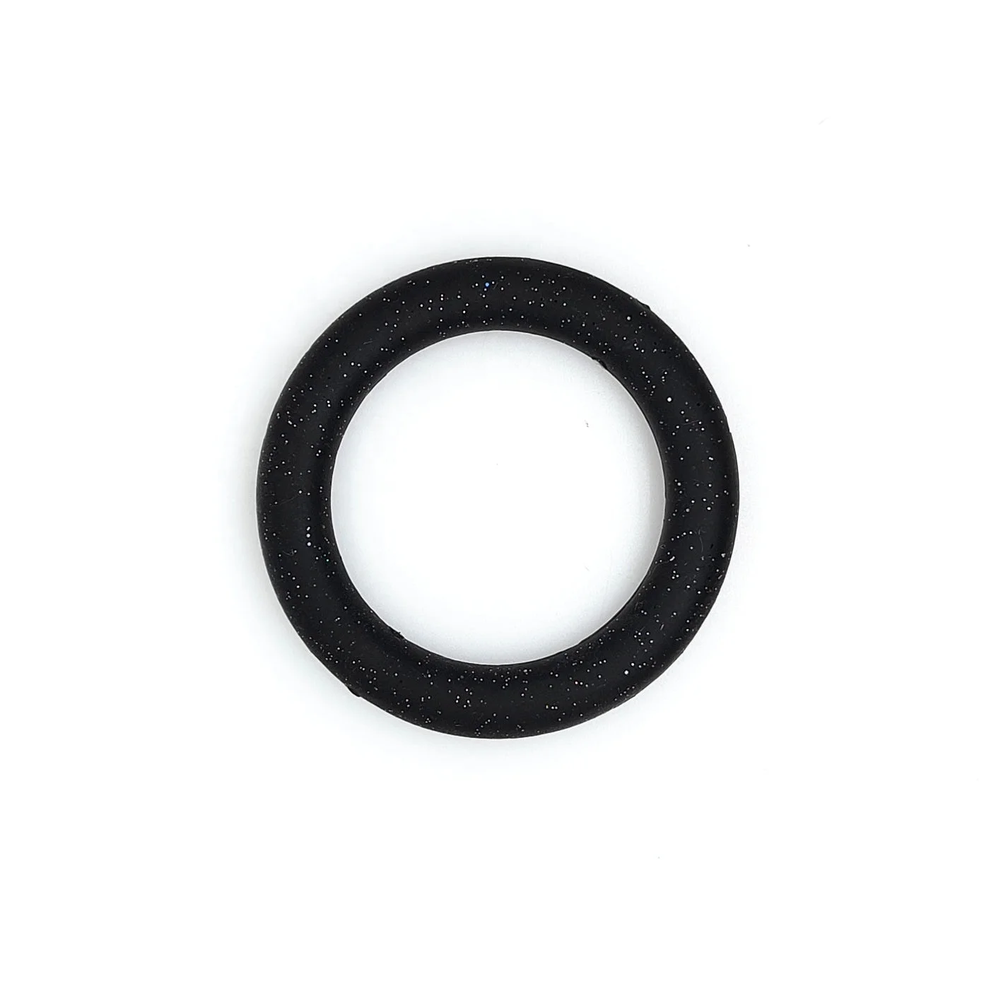 65mm Glitter Silicone Ring Loop With 2 Hole 65mm Silicone Circle O Rings For Diy Jewelry Necklace Making
