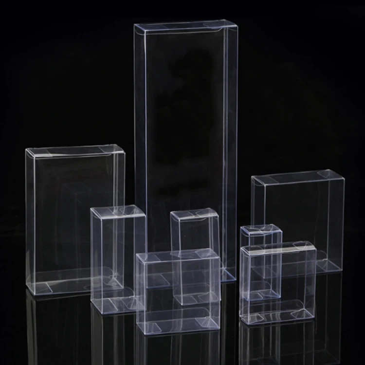 
Stock clear PET PVC PP box organizer plastic watch boxes packaging China supplier wholesale 