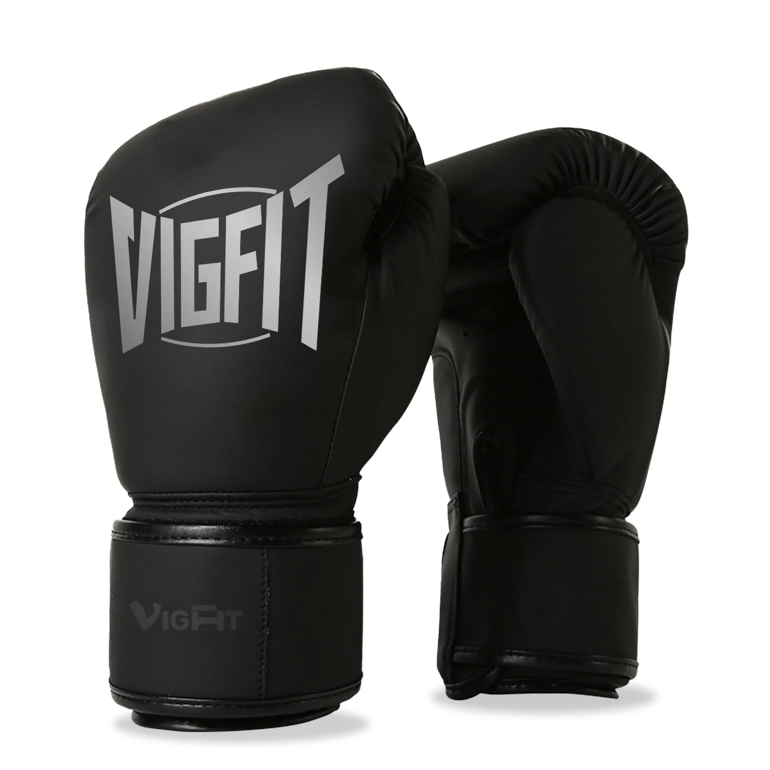 Frosted Boxing Gloves Free Combat Gloves MMA PU Leather Gloves Matte Surface for Combat Training