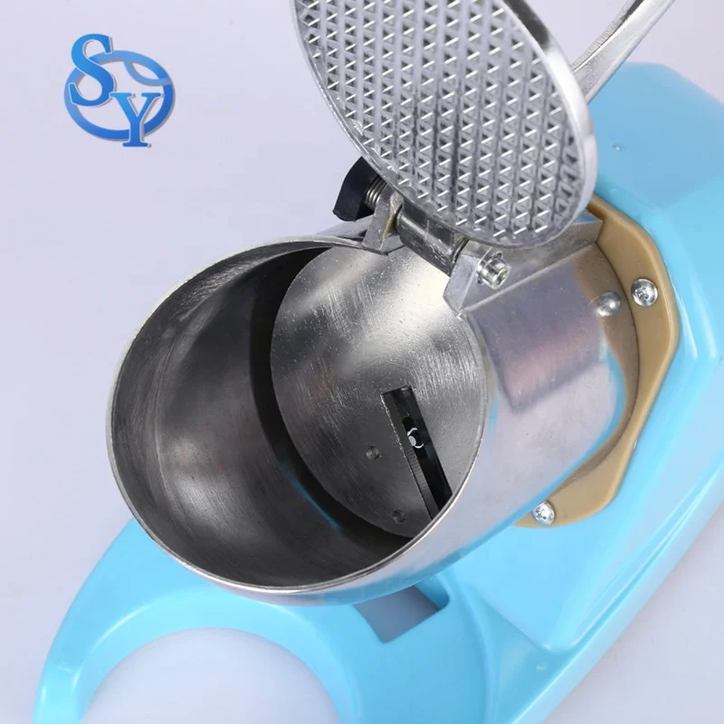 Electric Ice Crusher Machine Ice Smash Machine Snow Cone Ice Shaver Commercial Use Or Home Use