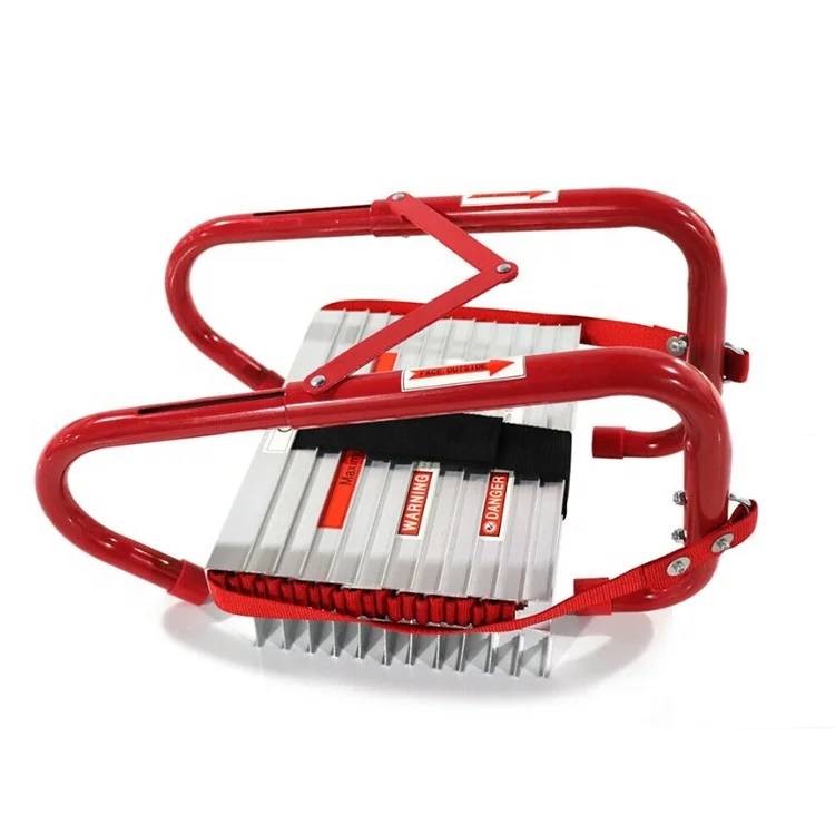 Certified products en131 approvedHigh Strength aluminum Portable fire safety escape ladder from factory