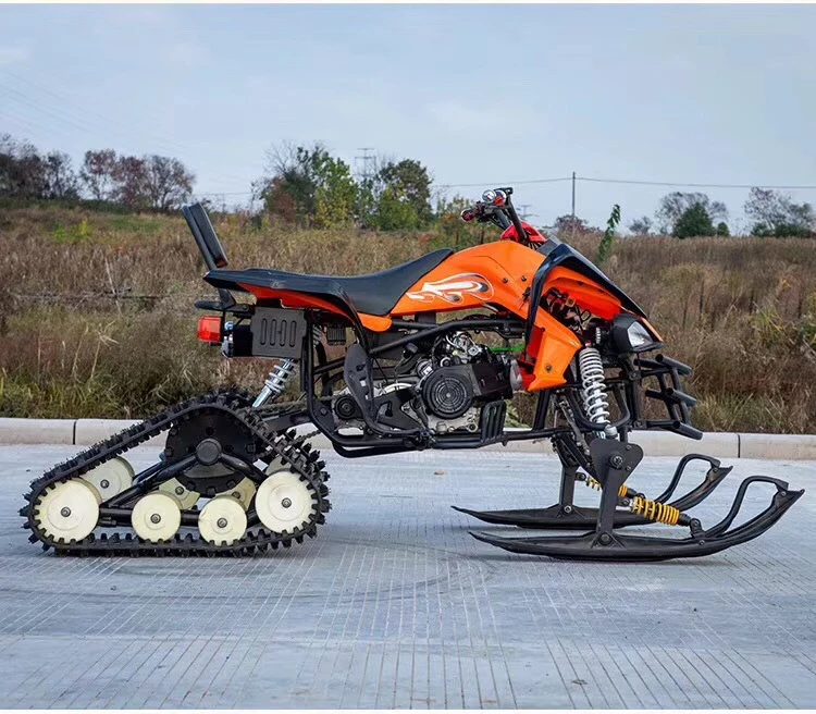 Ski Resort Rescue Vehicle Snowmobile Fast Safety Track Tire Motorcycle