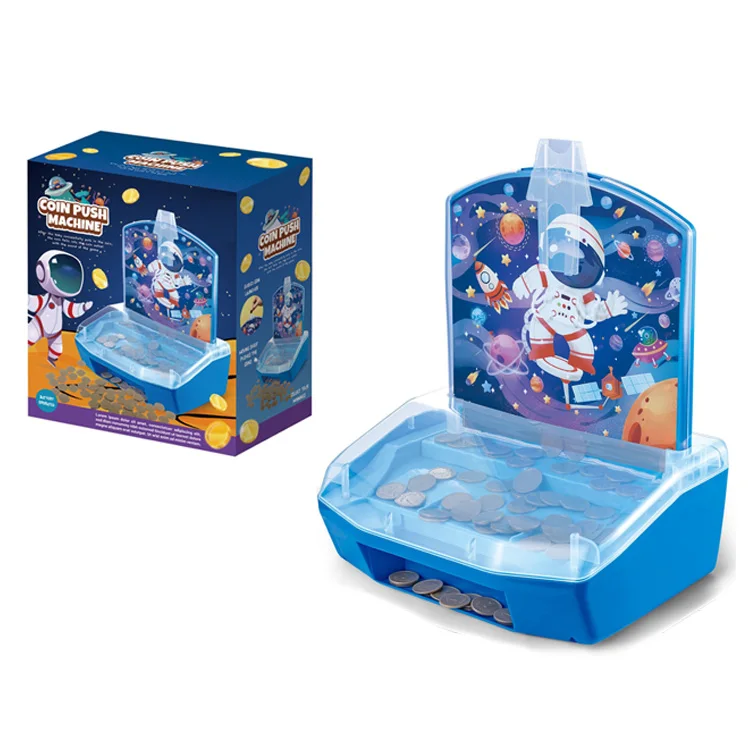 new style kids table coin game machine plastic interactive toys