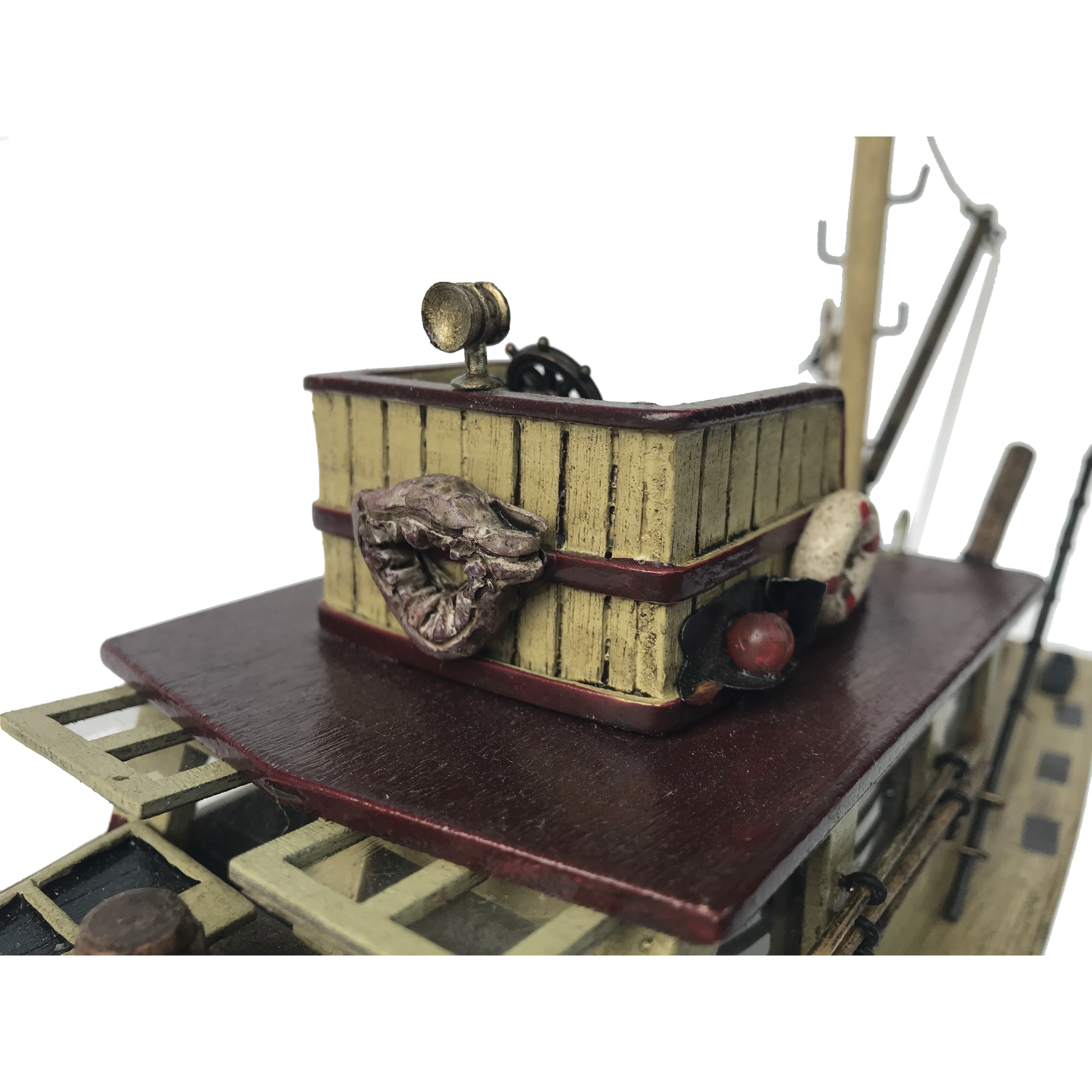 
Wooden Jaws - Orca Model shark Fishing Boat Movie relative items customize famous boats antique decoration seaside home decor 