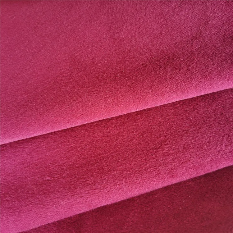 Super soft 100%Polyetser velvet fabric Holland popular For sofa curtain home