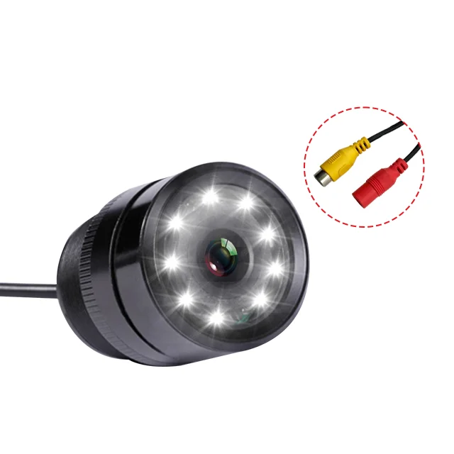 CVBS Car Rearview Camera Back 8 LED Backup Camara De Reversa AHD Revers Rear View Mirror Reverse Reversing Vehicle Cameras