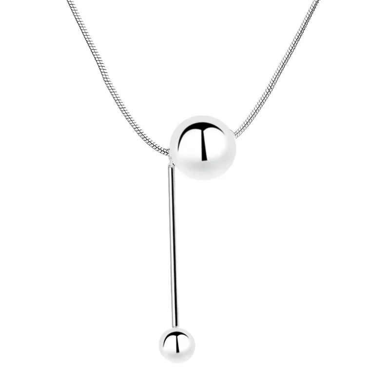 Custom High-End Jewelry 925 sterling silver pearl necklace For women
