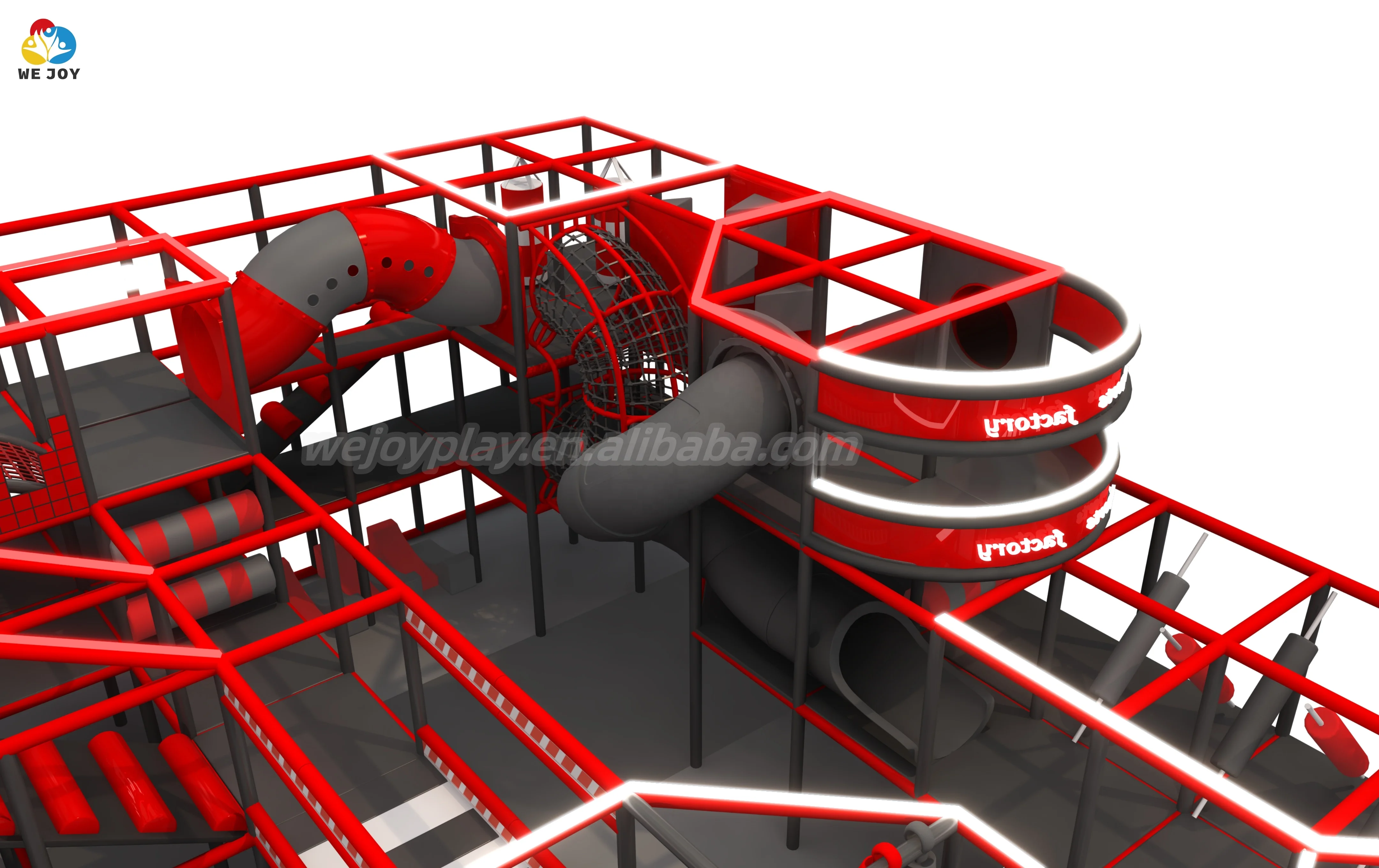 Wejoy Customized Ninja Warrior Course indoor ninja course obstacles Truss Structure with ninja playground for adults and kids
