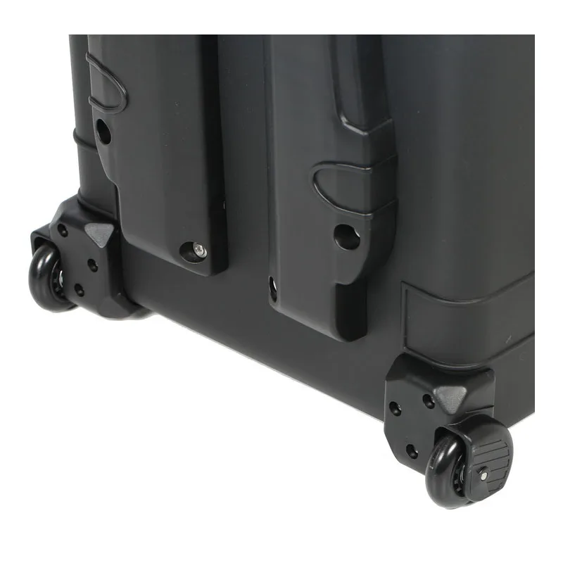 Водонепроницаемый пластиковый кейс для инструментов жесткий большой емкости хранения с колесами