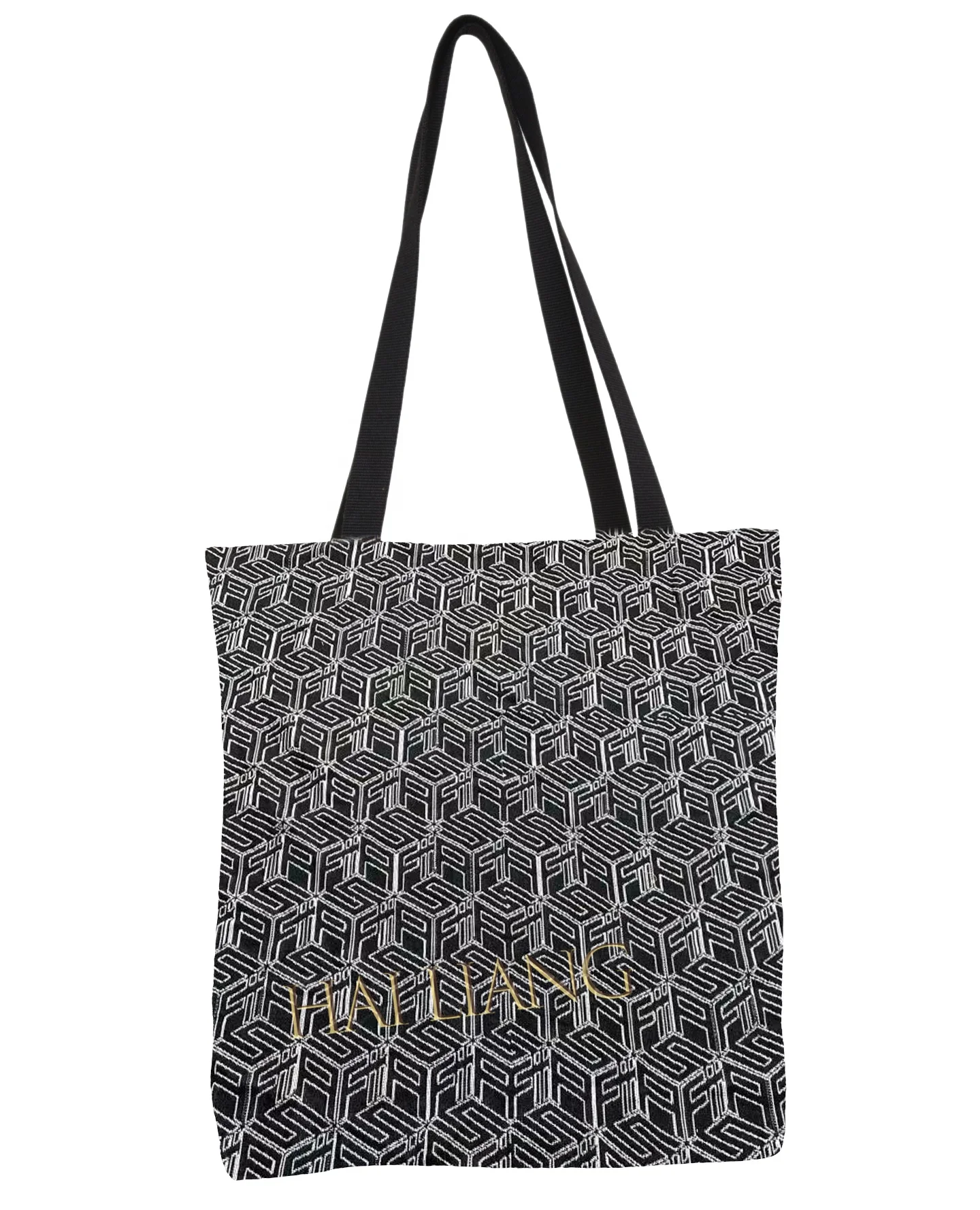 Tapestry Mini Tote Bag For Women Handbags With Zipper Custom Printed Logo Ladies Shopping Bag Small Tote Bags