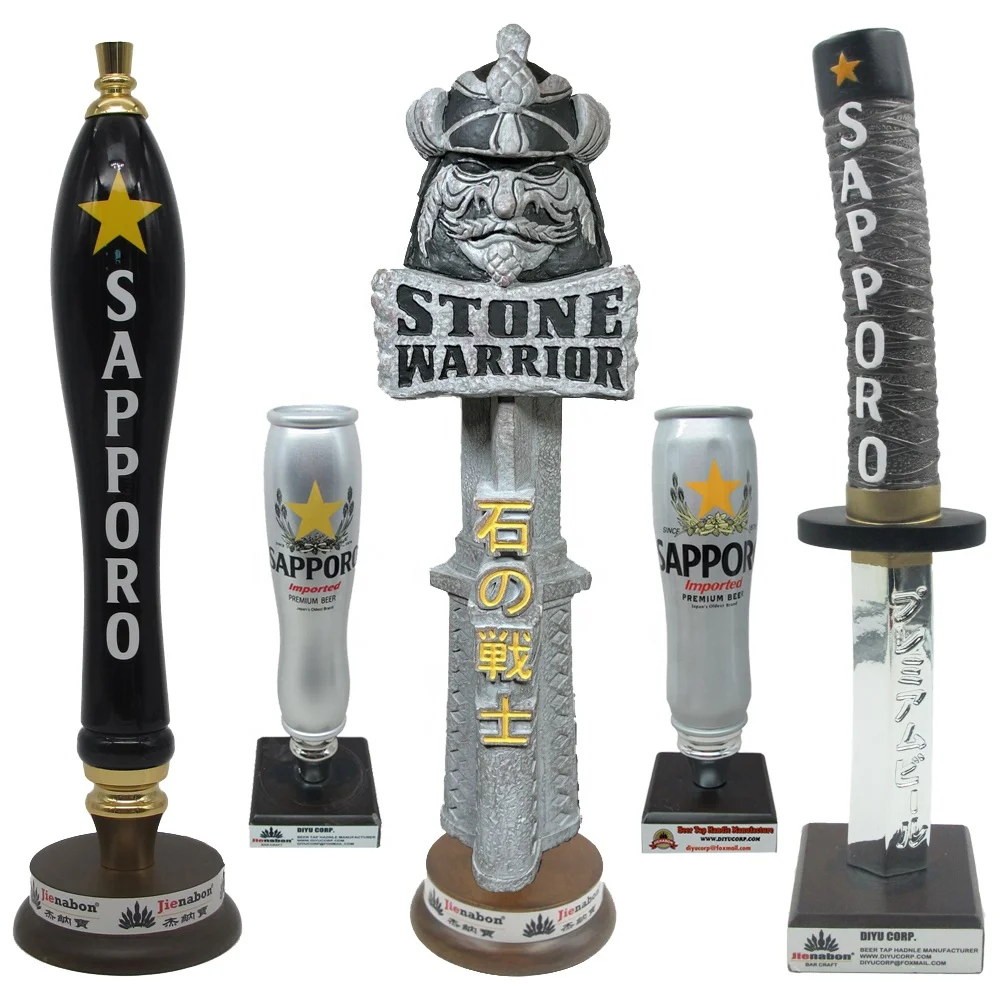 Craft Craft Beer System Bar Promotional Item  Sapporor  Custom Beer Tap Handles
