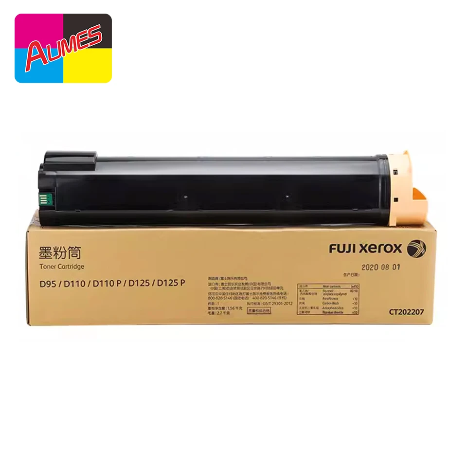 D95 тонер-картридж D-95 совместим для использования в Fuji Xerox D110 D125 D110P D125P CT202207 японский черный тонер с чипом