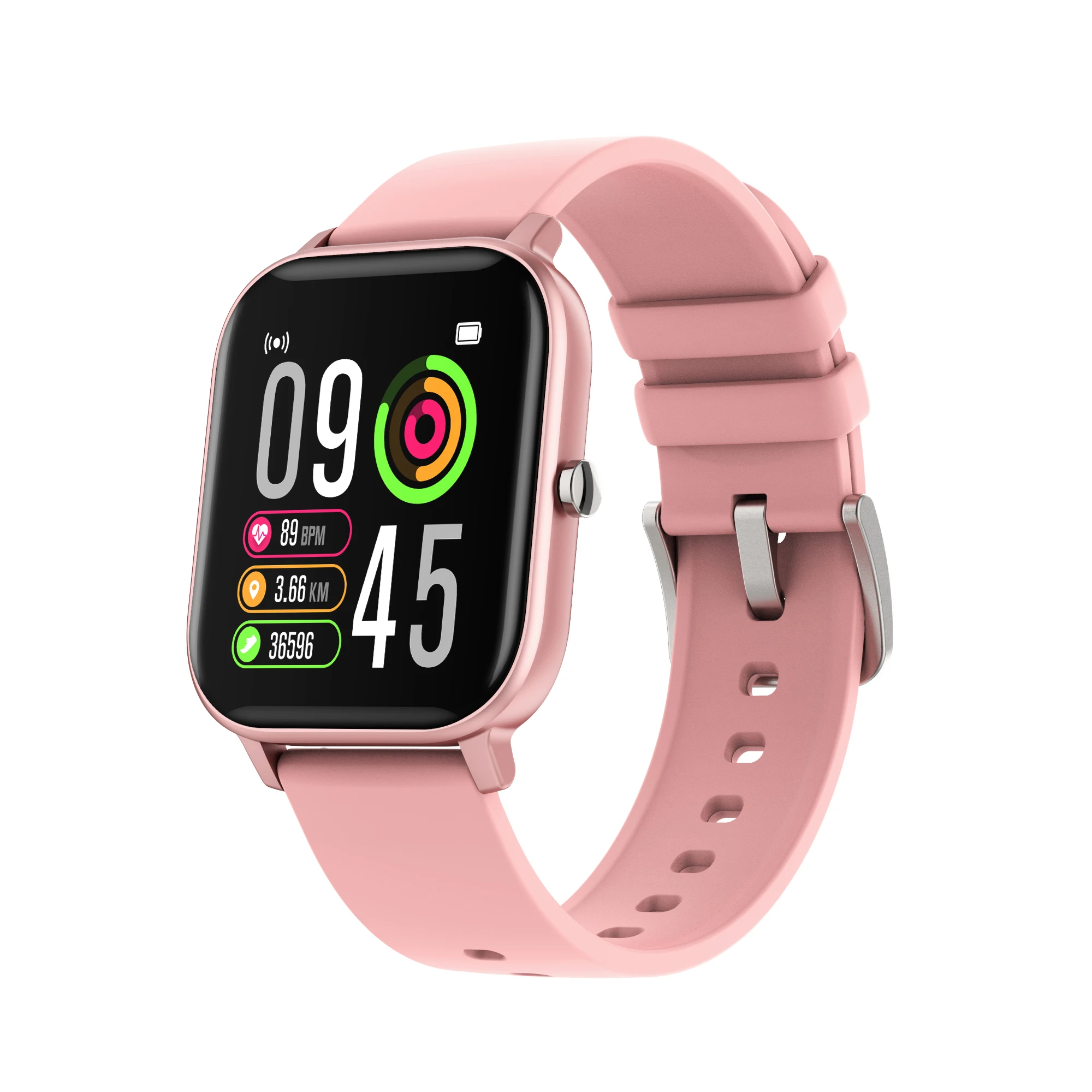  factory P8T wholesale smart watch unisex heart rate monitor with BT music china manufacturer OEM sport