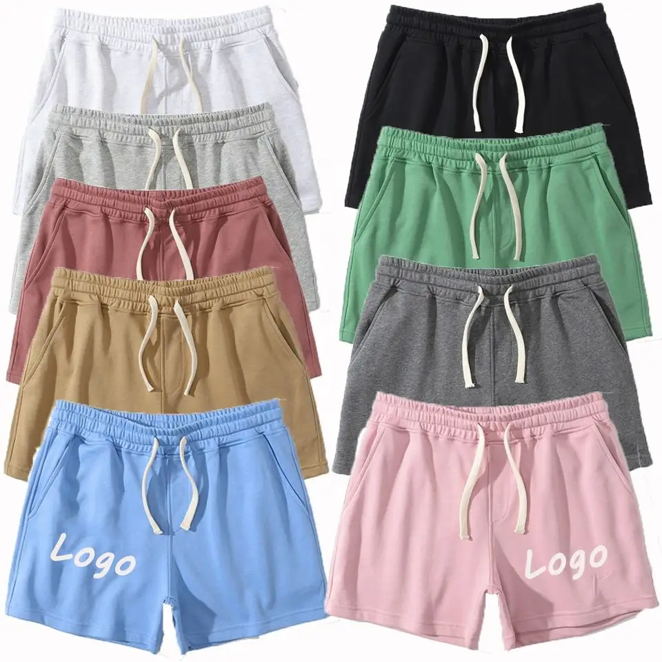 Hot Sell Summer Basketball Gym Shorts Men Casual Running Cotton Shorts Custom Embroidered Logo Track Sport Shorts