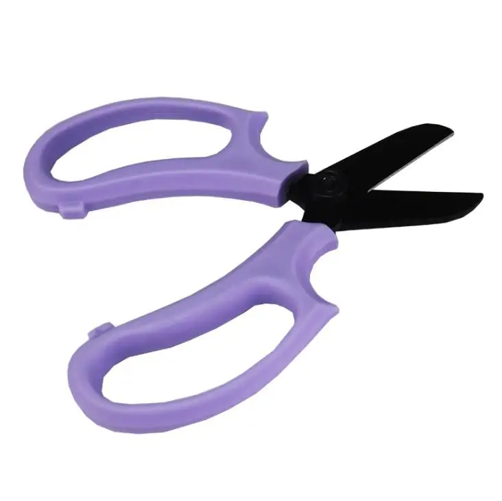 Round head flower pruning shears scissors hard steel cutter head floral scissors