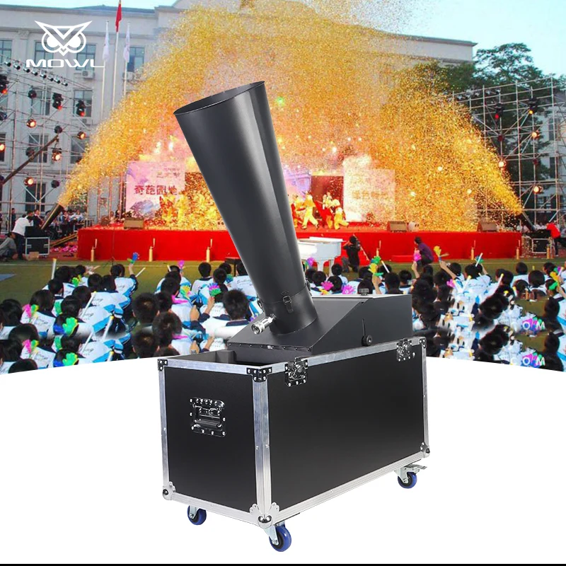 Guangzhou Stage Equipment Large Co2 Confetti Machine Confetti Blower Machine