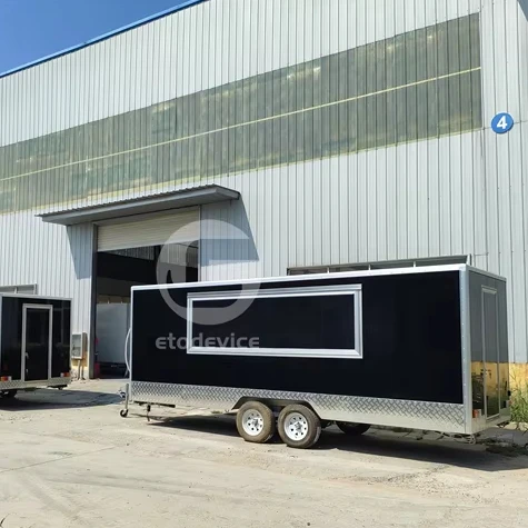 Deep Fryer Trailer French Fry Pizza Cart Sale Coffee Cart Ice Cream Trucks Food Concession Standard Food Cart Equipment