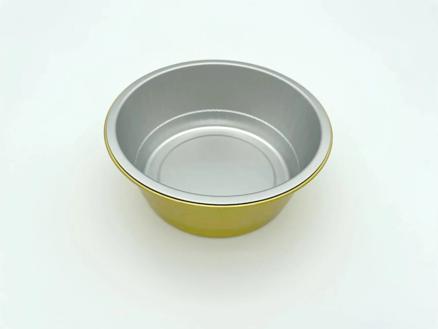 450 мл, одноразовая упаковка для еды на вынос, Круглый ланч-лоток, контейнер из алюминиевой фольги