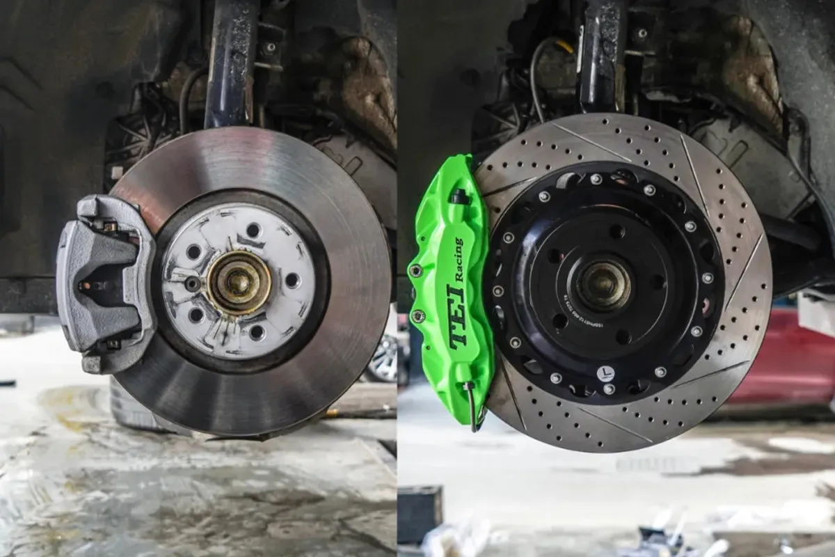  Тормозной суппорт 6 поршень E-BRAKE 4 поршней кованных большой тормозной комплект 378/355 мм с дисковый тормоз ротора для BMW X6 G06 X7 G07