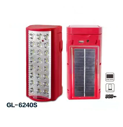 24 pcs portable led camping light emergency light with chargeable battery