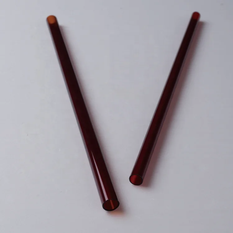 Various Sizes Opaque High-temperature Quartz Tubes Red quartz tube