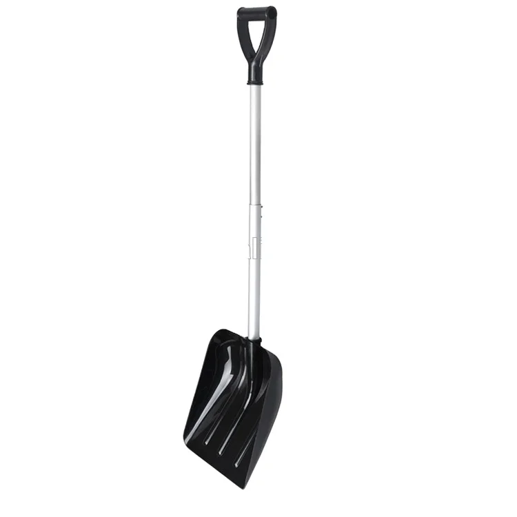 Industrial flexible Aluminum handle plastic snow shovel