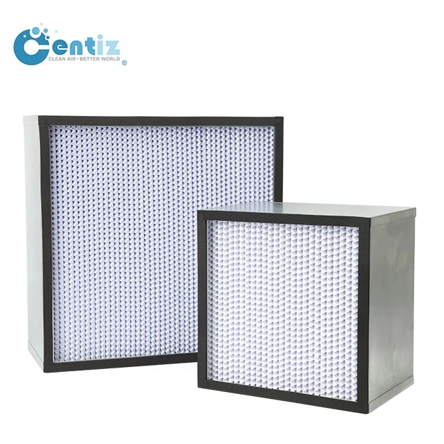 High efficiency paper separation hepa filter for laminar flow hood