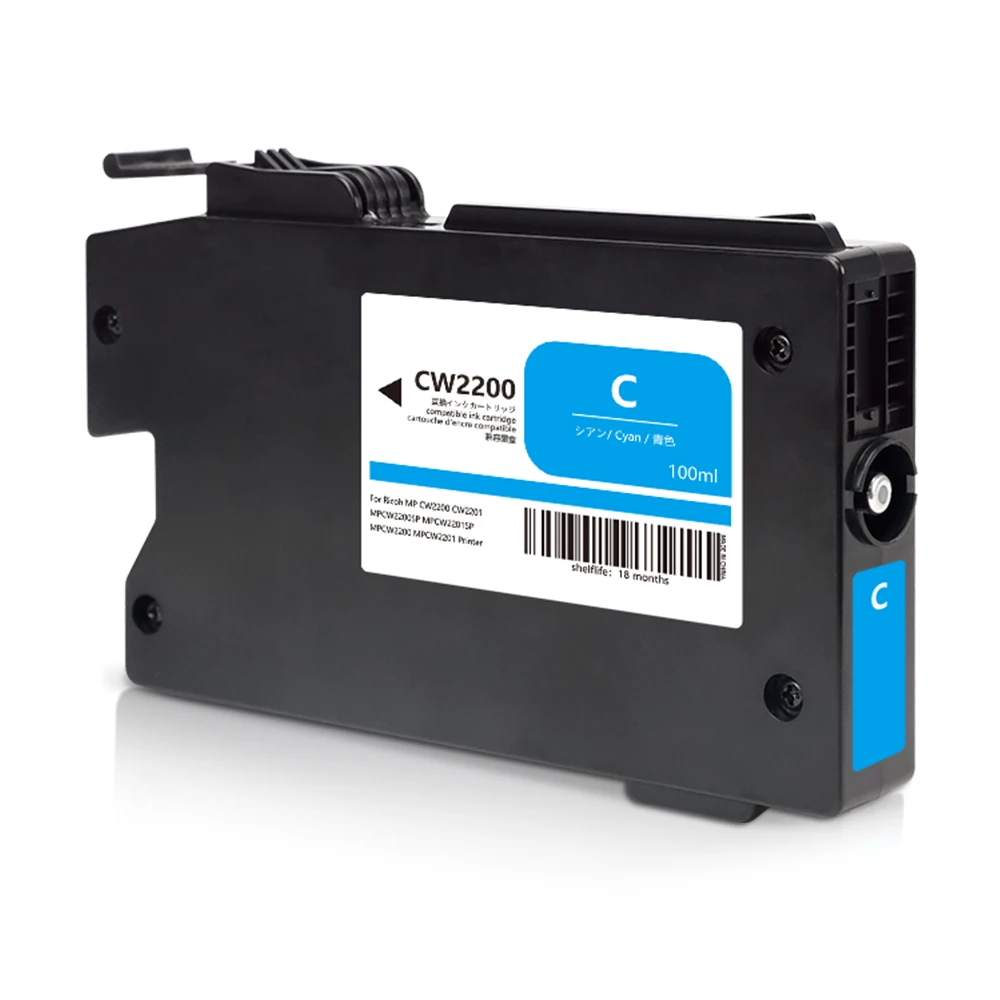 Цветной совместимый картридж CW2200 CW2201 для принтера Ricoh CW2201SP CW2201HSP CW1201SP CW1201HSP MP CW2200SP CW2200HSP