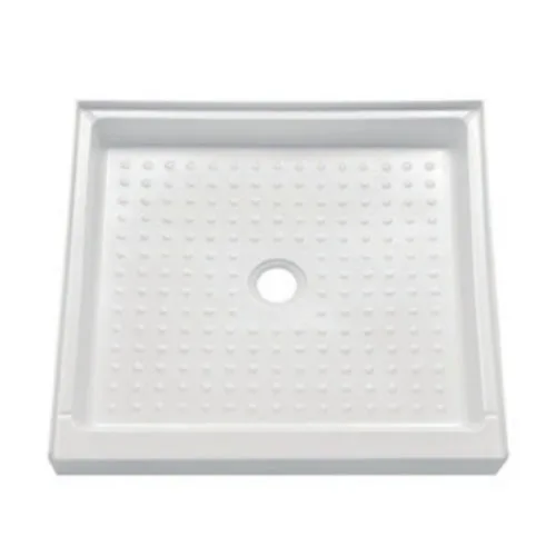 Acrylic Portable Square White Flat Bath Base Shower Tray Boards (1600512209739)