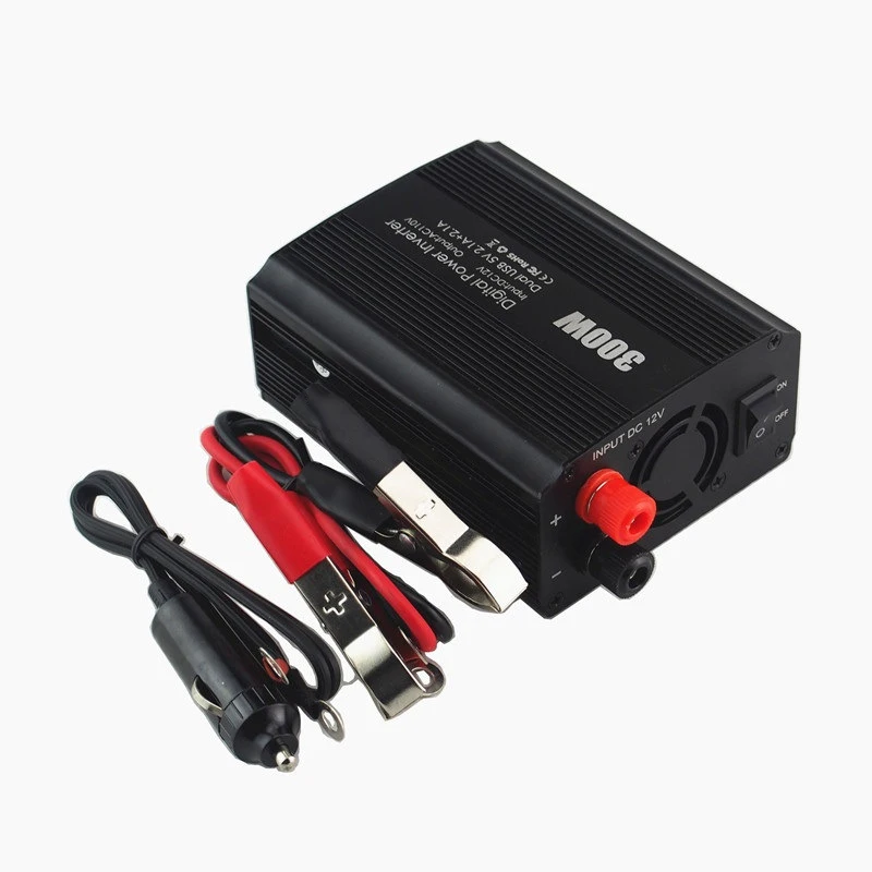 Инвертор 300 Вт 12 В переменного тока 220 В инвертор мощности инвертор немодулированного синусоидального сигнала