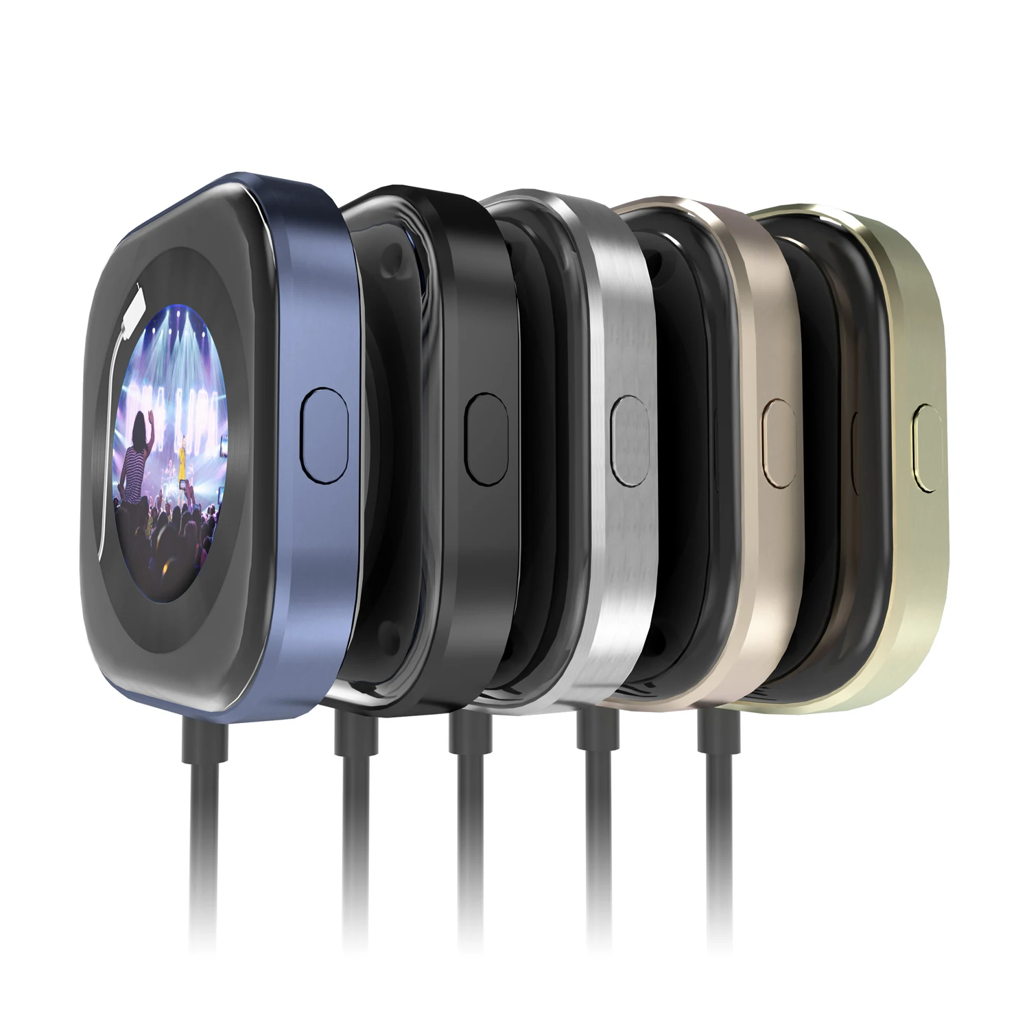 2024 Newest Unique CarPlayClip Wireless CarPlay Adapter with screen display Album cover digital Clocks customized photos