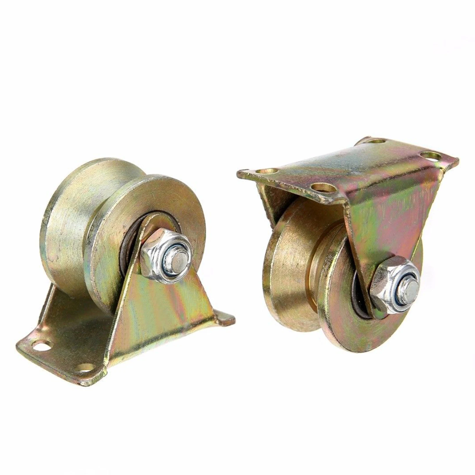 Heavy duty  steel V groove sliding gate track gate rollers