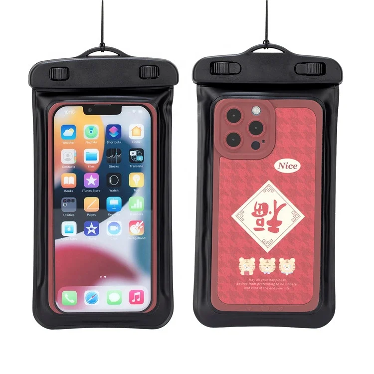 Waterproof Mobile Phone Case Clear PVC Sealed Underwater Cell Smart Phone Dry Pouch Cover For iPhone 14 13 12