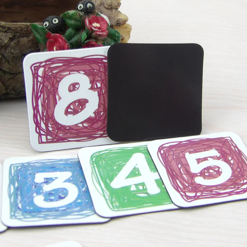 Custom PVC refrigerator magnet square epoxy sticker sublimation refrigerator magnet