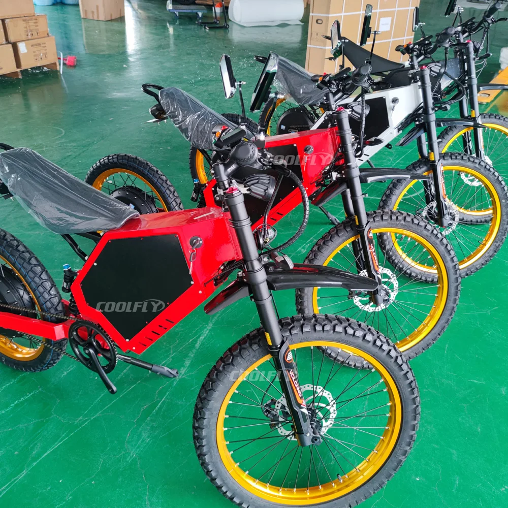 Новинка Лидер продаж электрический велосипед enduro с полной подвеской 72 в 5000 Вт для горного велосипеда системой «Кража» скорость 100 км/ч