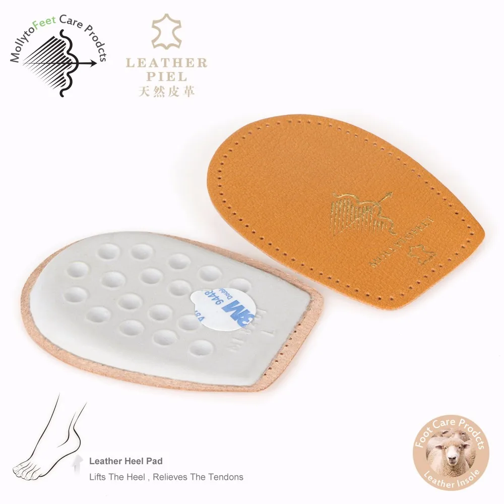 Регулируемые Ортопедические кожаные массажные стельки на пятке