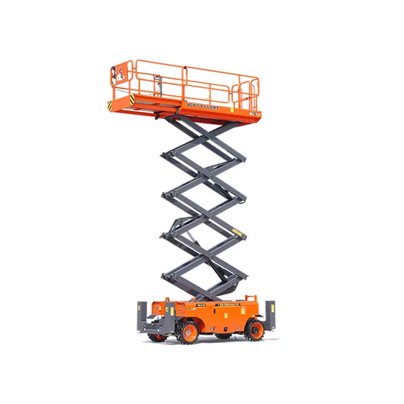 JCPT1418RT Self-propelled Scissor Lift 14m Strong Load-bearing Capacity Auto-leveling Platform Wheeled