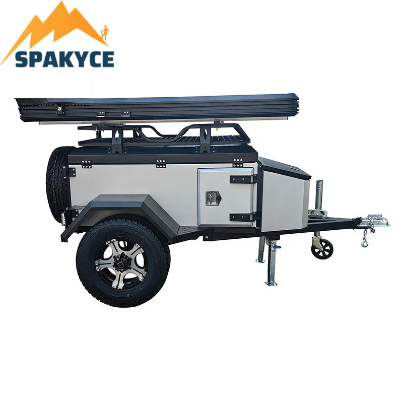 Small trailer off-road vehicle trailer tent RV wilderness outdoor self-driving camping trip trailer house