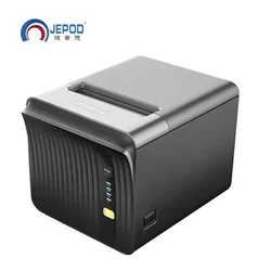 JEPOD JP-P80A POS 80mm Ticket Thermal Printer USB Cable Marker Sleeve/tube