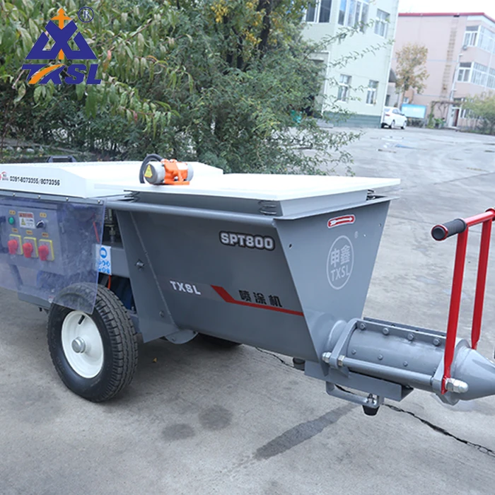 china top supplier cement mortar spray plastering machine