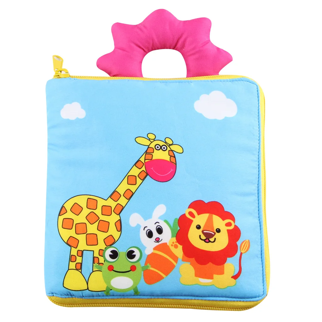 Baby multifunctional cloth book cartoon stereology dressing book