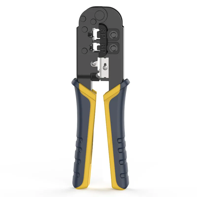 Crimping Tool 8P/Rj-45 & 6P/Rj-12 Rj-11 Crimp Cut Strip Tool Crimper Network Cable Crimping Pliers Cutter