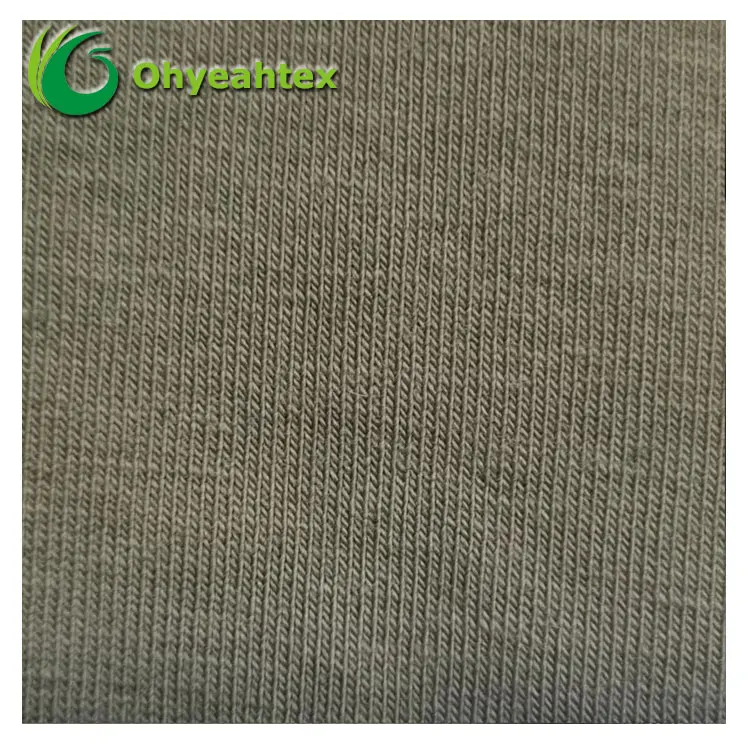 Popular Warehouse Stock Cotton Jerasey 95% Cotton 5% Spandex Knitted Fabric For Clothes