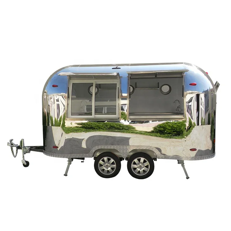 2022 Low Price dessert ice cream vending trailer / fast food cart With Street Car for sale