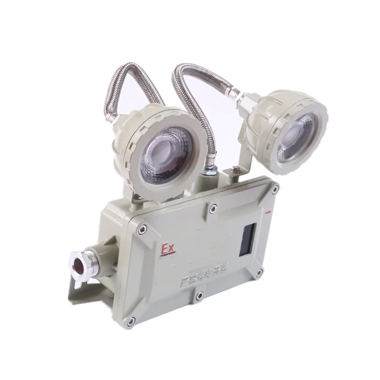 ATEX certified 2*3w EX Recharging light Twin Spot Battery Backup explosion proof Led Emergency Lights