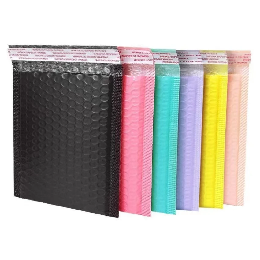 Biumart Self-sealing Mailer Bubble Padded Bag Custom Anti Static Courier Bag Padded Envelope Colored Packaging Bags