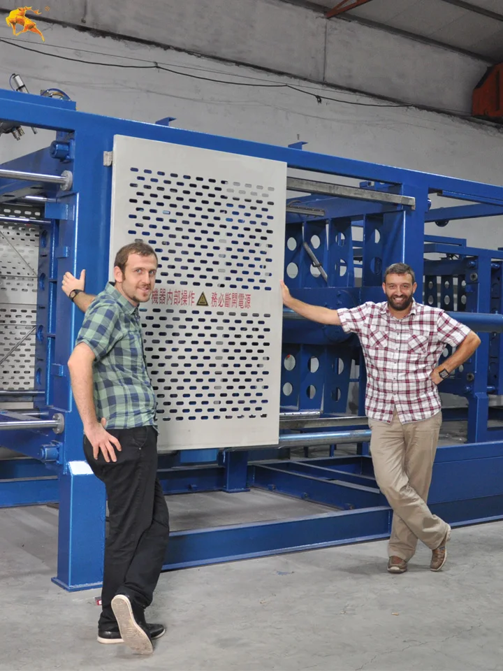 Vacuum polystyrene EPS ICF house insulation foam block production machine