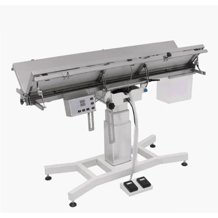 YSFT-886H Veterinary Universal Surgical V-top Pet Operating Tables Vet Surgery Competitive Price Pet Hydraulic Operation Table