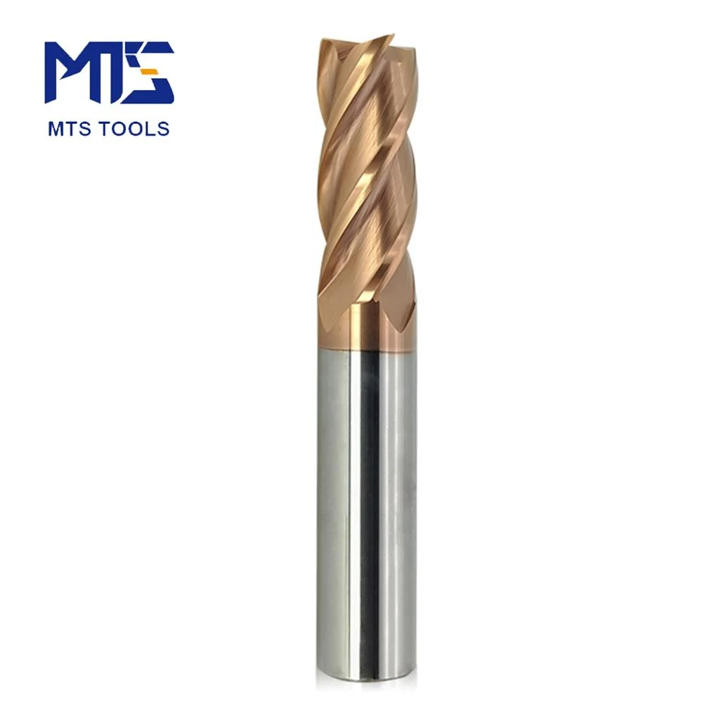 MTS HRC55 2 flute flat end mill is used cut mill